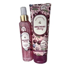 Bath  Body Works Sweetheart Cherry Fragrance Mist And Cream Set