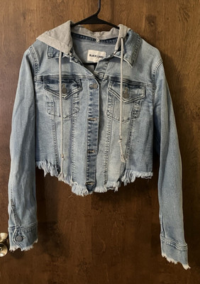 Black Label  C est Toi  Cut-Off Distressed  Jean Jacket   Womens Small