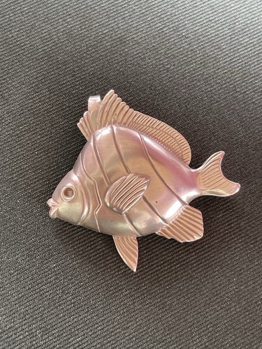 Sterling silver 925 Fish pendant and Brooch Pin, 2 in 1 Silver Animal Theme