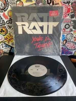 RATT You re In Trouble EP VG+ VINYL W/HYPE STICKER RARE