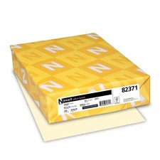 Neenah Exact Vellum Bristol Cardstock, 8.5"x11", 67 lb/147 GSM, Cream, 250 Sheet