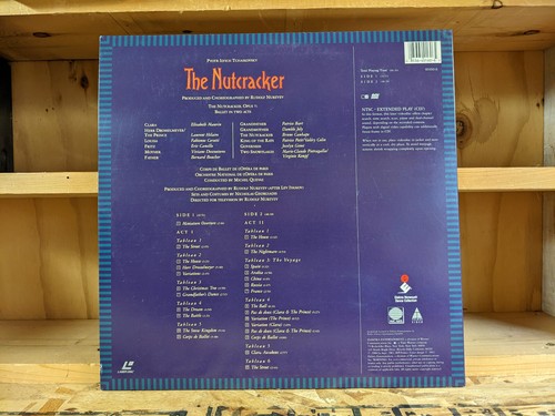 The Nutcracker Laserdisc Arts Tchaikovsky Paris Opera Ballet Rudolph Nureyev - Picture 2 of 2