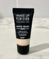 make up for ever matte velvet skin foundation Y205 Alabaster, mini (#G4