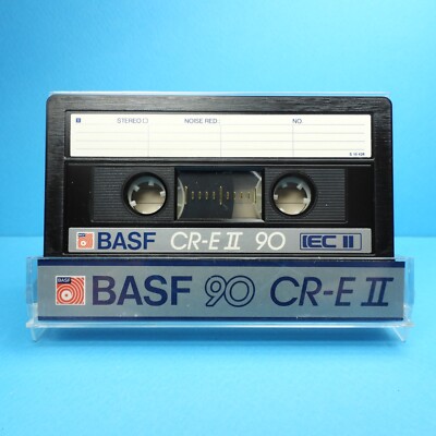   1x BASF CR-E II 90 Chrome Extra * Type 2 * Cassette Kassette кассета * 1985