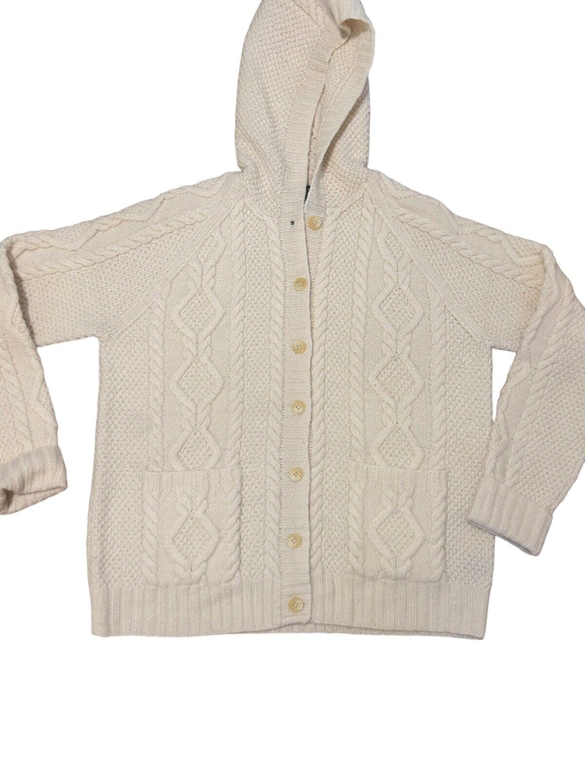 Ralph Lauren Exclusive Hand Knit 100% Wool Cable … - image 6