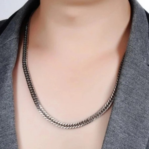 8/10/12/14mm Fashion Stainless Steel Cuban Chain Necklace For Men Women Jewelry - Picture 3 of 5