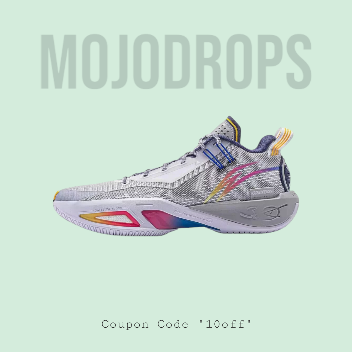 シューズ(男性用) li-ning WADE FISSION 9 US10 Li Ning Wade Fission 9 Men's Basketball Shoes - Tour