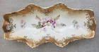 Antique Royal Crown Hand Painted Dish 1820 / 24k Border — photo 2