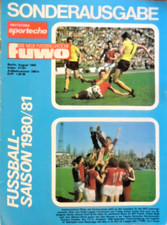 SPORTECHO FUWO SONDERAUSGABE 1980 - 1981 DDR Fußball Oberliga Jena BFC Dresden