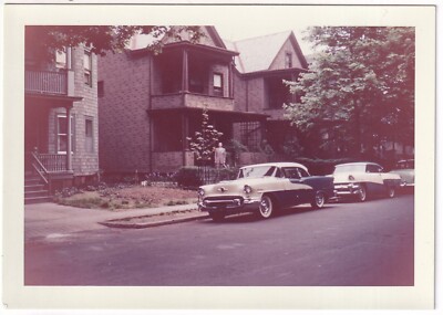 US - STRASSENKREUZER, ZWEIFARBIG, original KODACOLOR PRINT MAY 1959, PRIVATFOTO