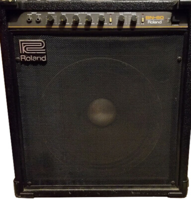 Roland BN60 1x15 Bass Combo Amp - Black Vinyl Cover, Water