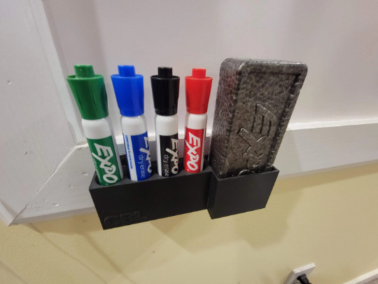 Dry Erase Marker Holder | Board Marker and Eraser Holder Shelf