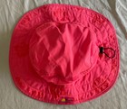 Sun Protection Zone Childs UPF 50+ Safari Girls Sun Hat Pink Flowers Chin Strap  — photo 2