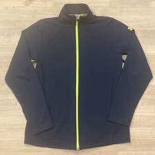 Under Armour Full Zip Track Jacket Mens Sz M Blue 1239476