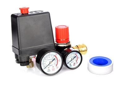 MAGNUM Druckregler mit Druckschalter für Kompressor Kompressorschalte 1/4" 8,5bar set 2