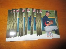 Lot (10) Card #69 TONY JACOB 15U 2015 Panini USA Baseball Box Set