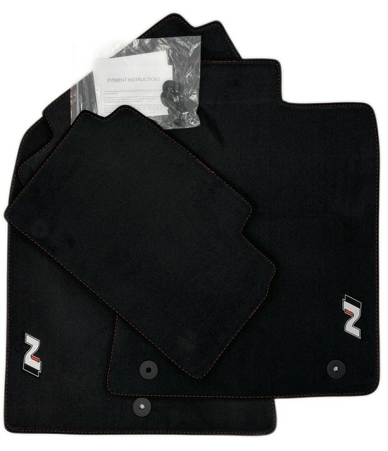 Genuine Hyundai I30n Fastback Tailor Made Carpet Floor Mats Set Front