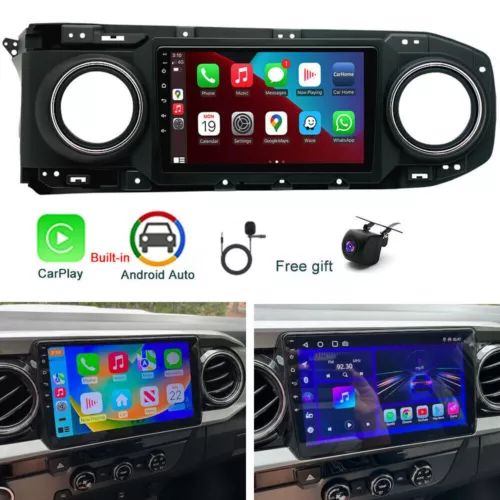 Apple CarPlay Car Radio GPS Stereo Navi For Toyota Tacoma 2016-2021 Android 13.0 - Picture 7 of 19
