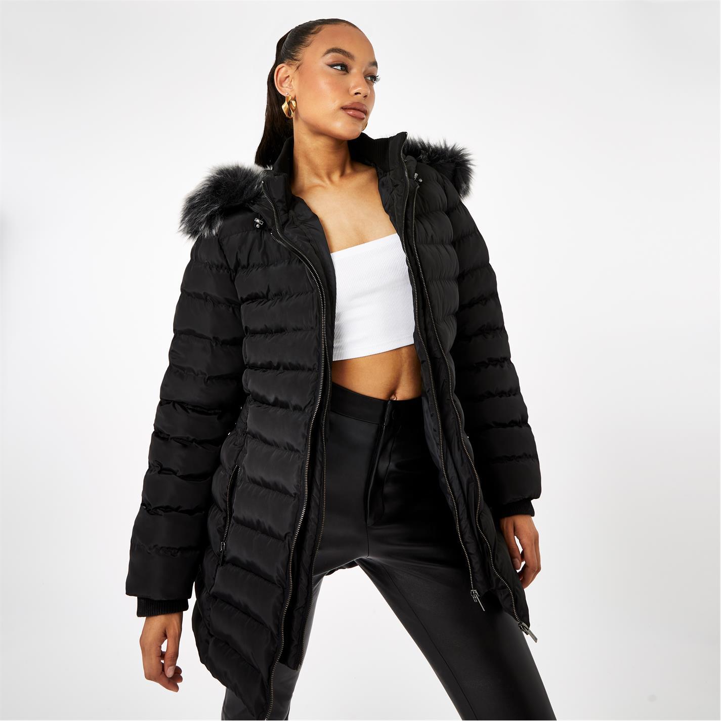 Firetrap Womens Mid Padded Puffer 