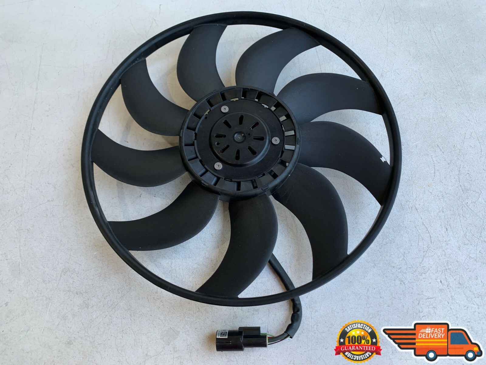 10 Porsche Panamera 4s 970 Radiator Cooling Fan Motor 97062403701 