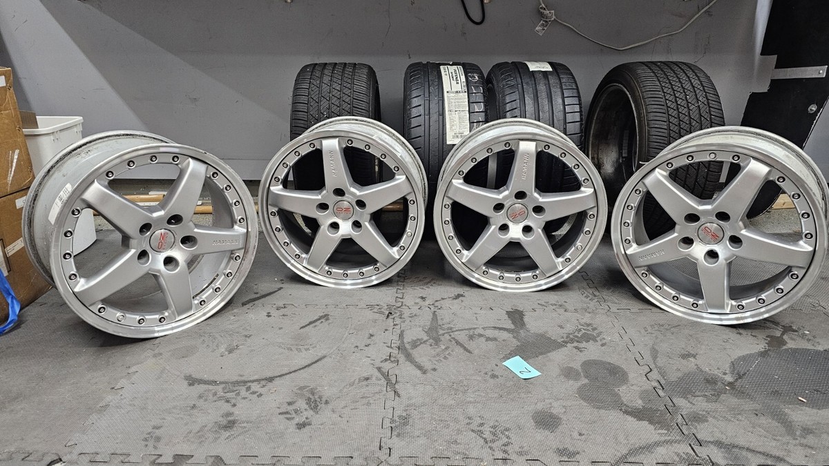 BMW 5x120 8.5J x 18 ET 38 Hamann PG2 2 Piece Wheels | Silver