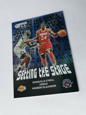 SHAQUILLE O`NEAL & HAKEEM OLAJUWON 01/02 Topps TCC Setting the Stage #SS7 
