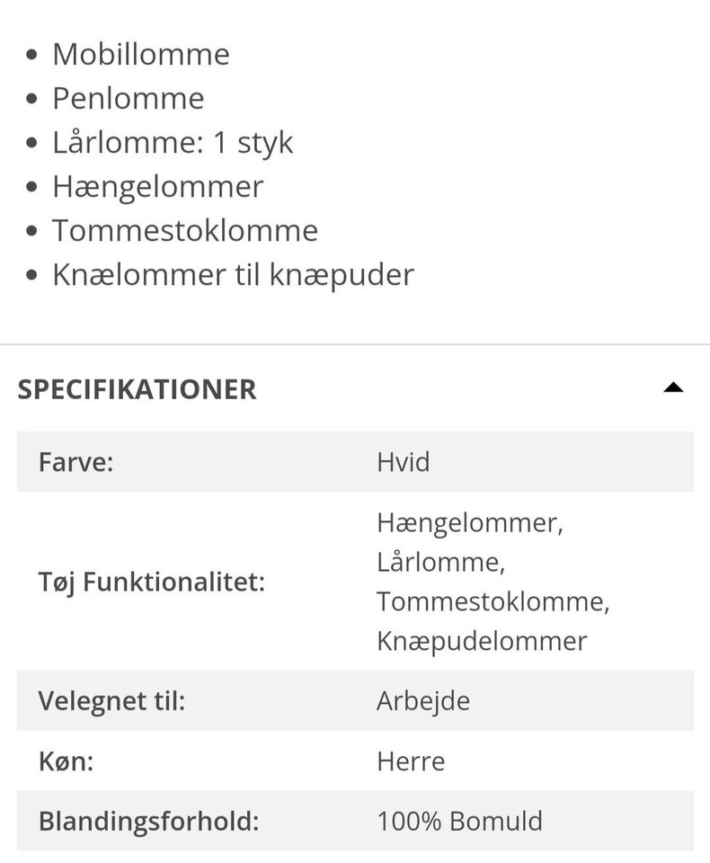 Arbejdstøj, Snickers, str. 44 - dba.dk - Køb og Salg af Nyt og