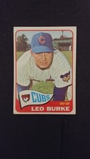 1965 Topps Baseball card # 202 Leo Burke  ( VERY GOOD CONDITION)