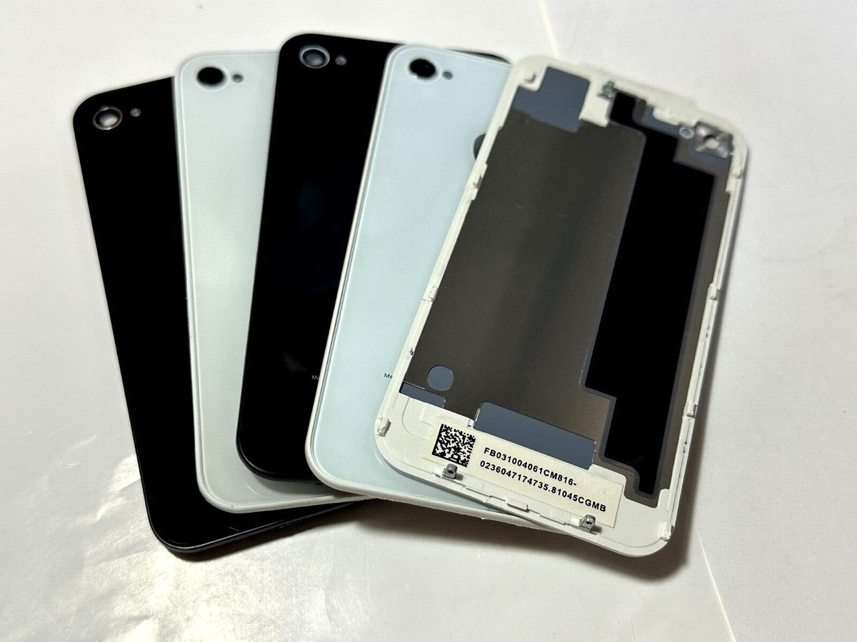 Back Rear Battery Cover Glass Housing Replacement For iPhone 4S