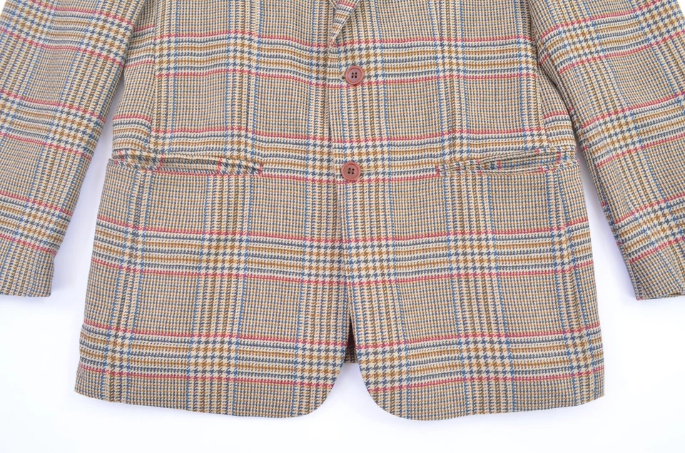 Chaqueta Blazer United Colors of Benetton Hecha en Italia Lana a Cuadros Para Hombre talla 48 EUR Foto 4 de 4