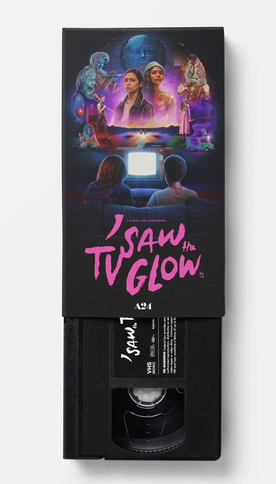 A24 I Saw the TV Glow Limited Edition VHS With 4 Collectible Cards In Hand New - Image 3 of 4