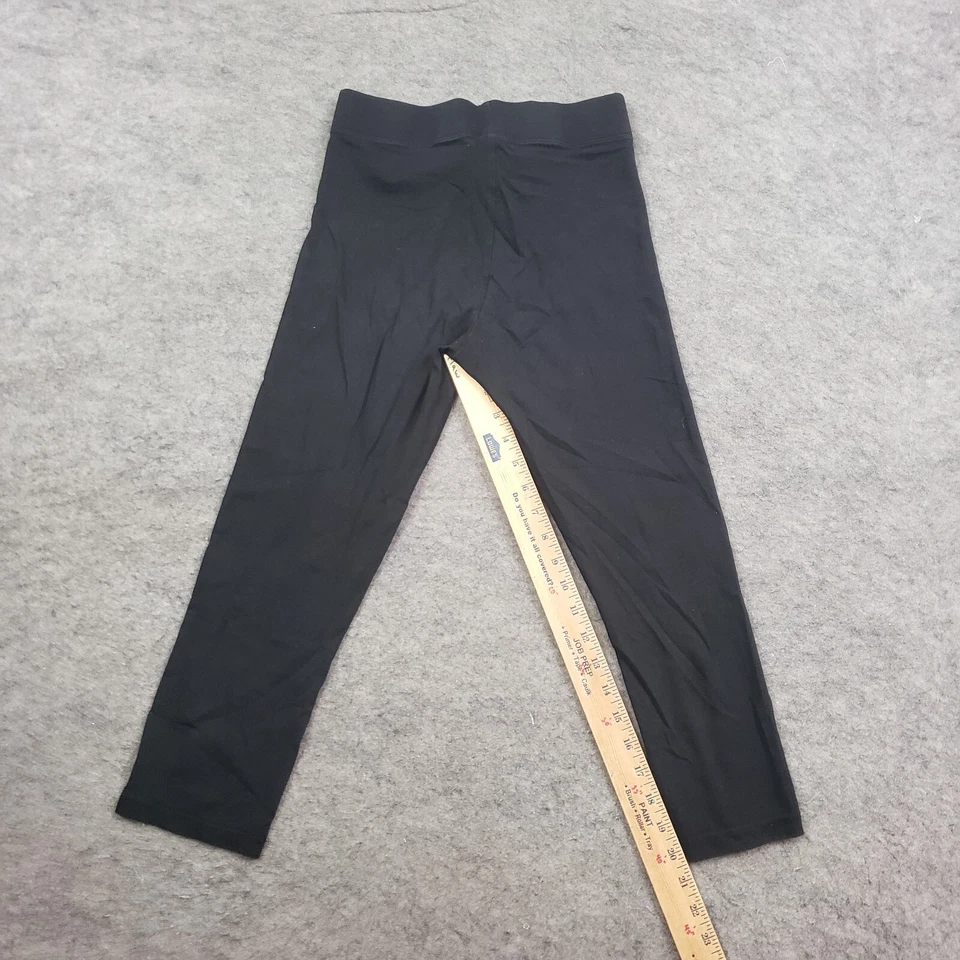 Forever 21 Pantalones Mujer Medianos Negros Leggings Entrenamiento Recortado Atlético Yoga 26x21 Foto 3 de 4