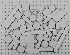 LEGO - Assorted Tiles - PICK YOUR COLORS - 1x1 1x2 1x4 1x6 2x2 2x4 Finishing Lot