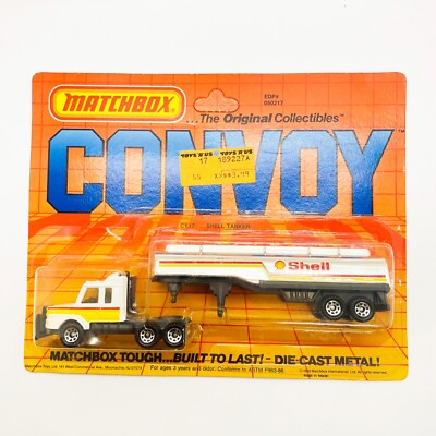 Matchbox Convoy CY-17 Shell Tanker - ON CARD &amp; UNPUNCHED - NEAR MINT