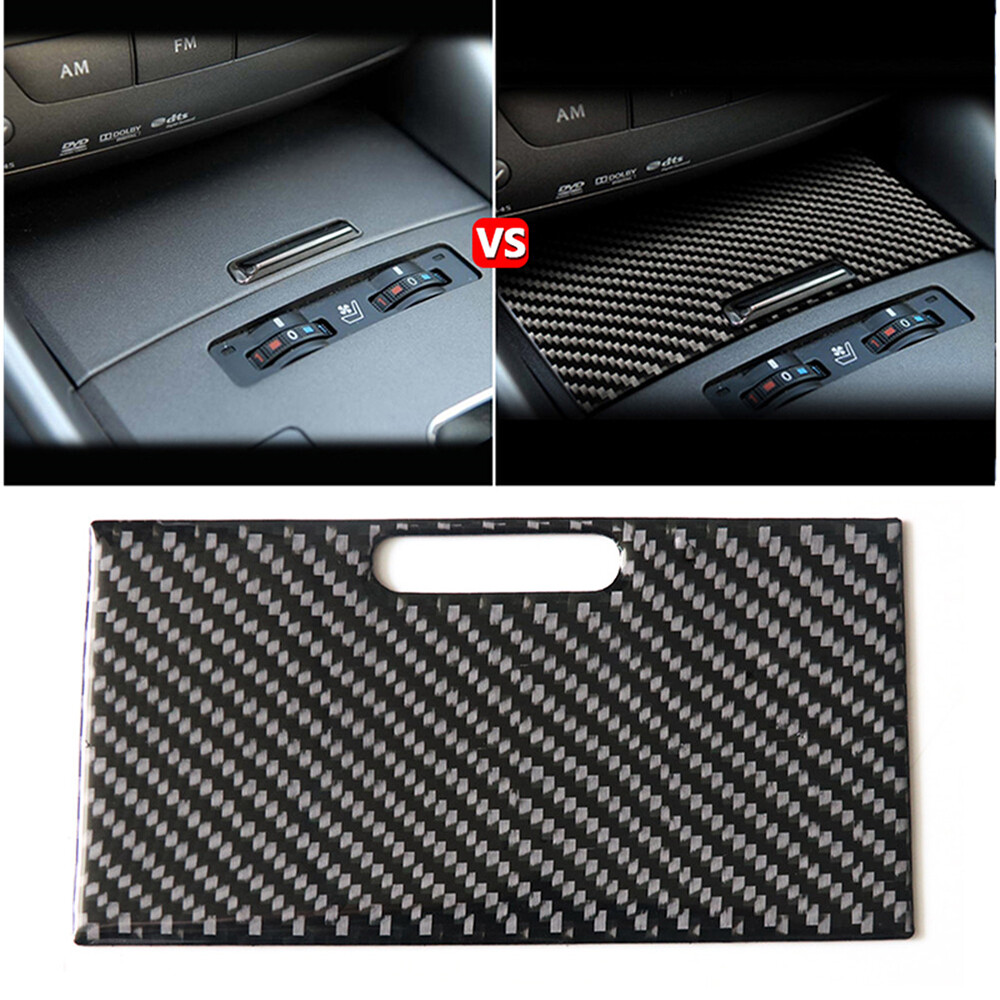 For Lexus IS250 IS350 2006-12 Carbon Fiber Cigarette Lighter Sticker Trim