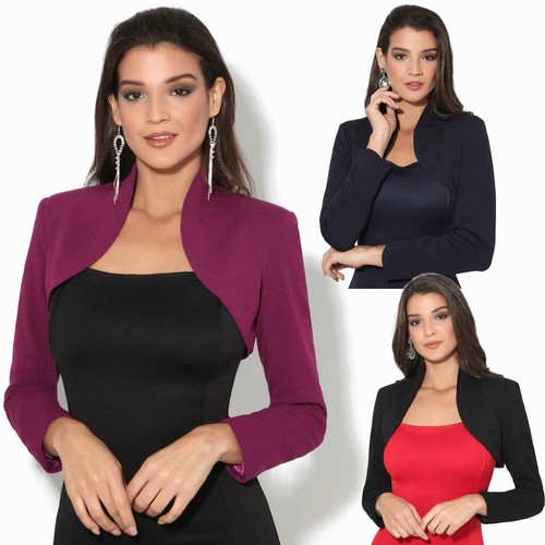Bolero Mujer Fiesta Torera Transparente Chaqueta Gasa Talla eBay