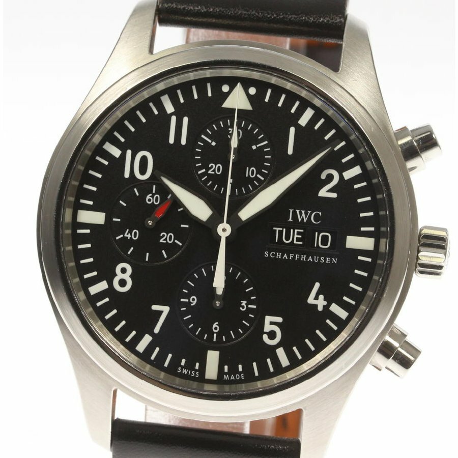 IWC Pilot Watch Chronograph IW371701 Men's #C148 image