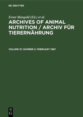 February 1987 [Hardcover]