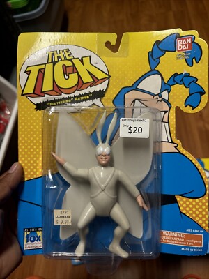 Ban Dai New Sealed Fluttering Arthur Action Figure The Tick 1994 As Pictured