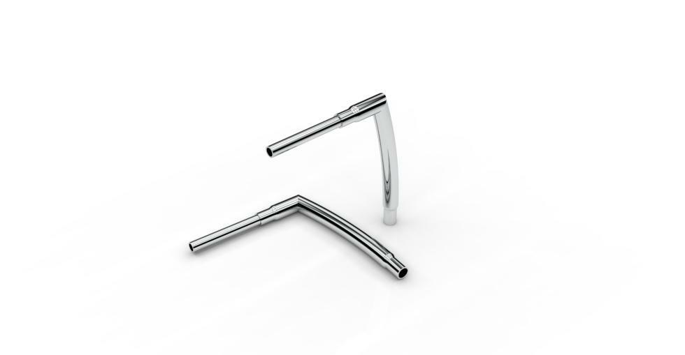 KST Kustom Pathfinder 12" Polish Vanguard Handlebars Bars Harley