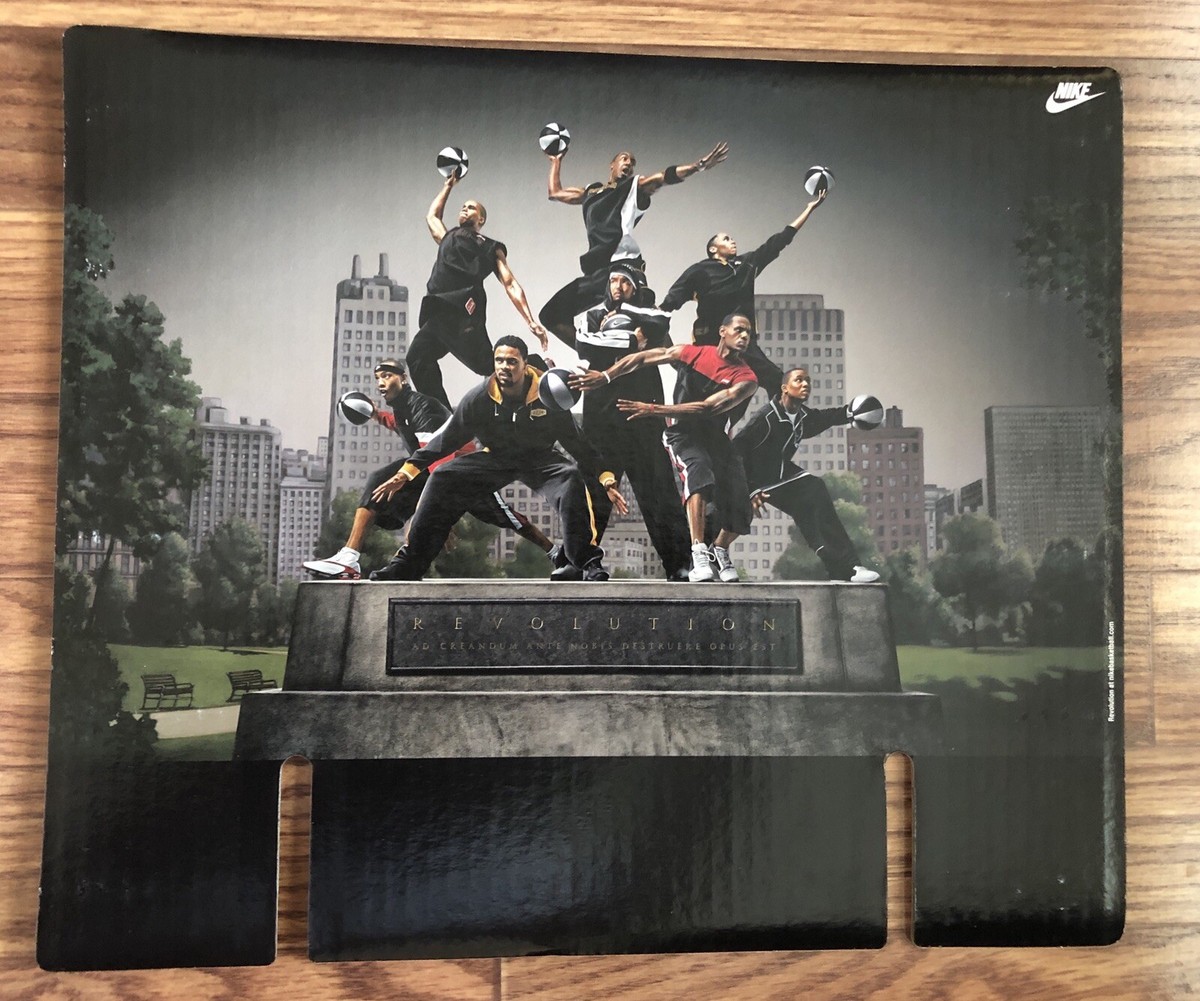2003 Nike Revolution Print Ad LEBRON JAMES Cavaliers Basketball