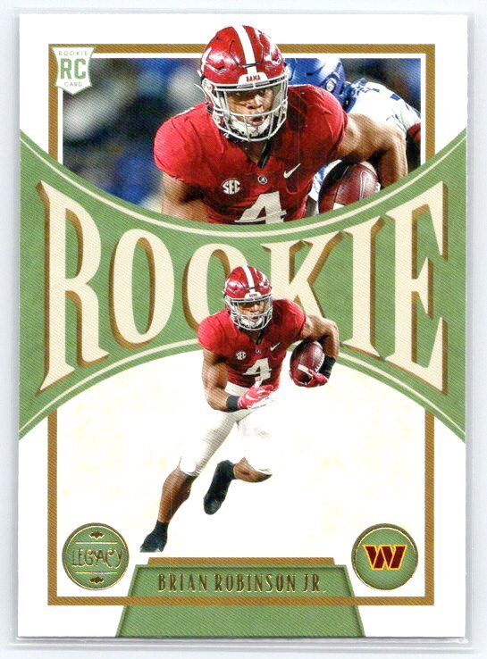 Brian Robinson Jr. 2022 Panini Legacy Rookie #169