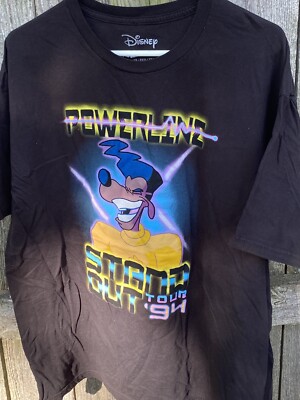 Disney A Goofy Movie Powerline Stand Out Tour '94 Concert Shirt Size 2XL