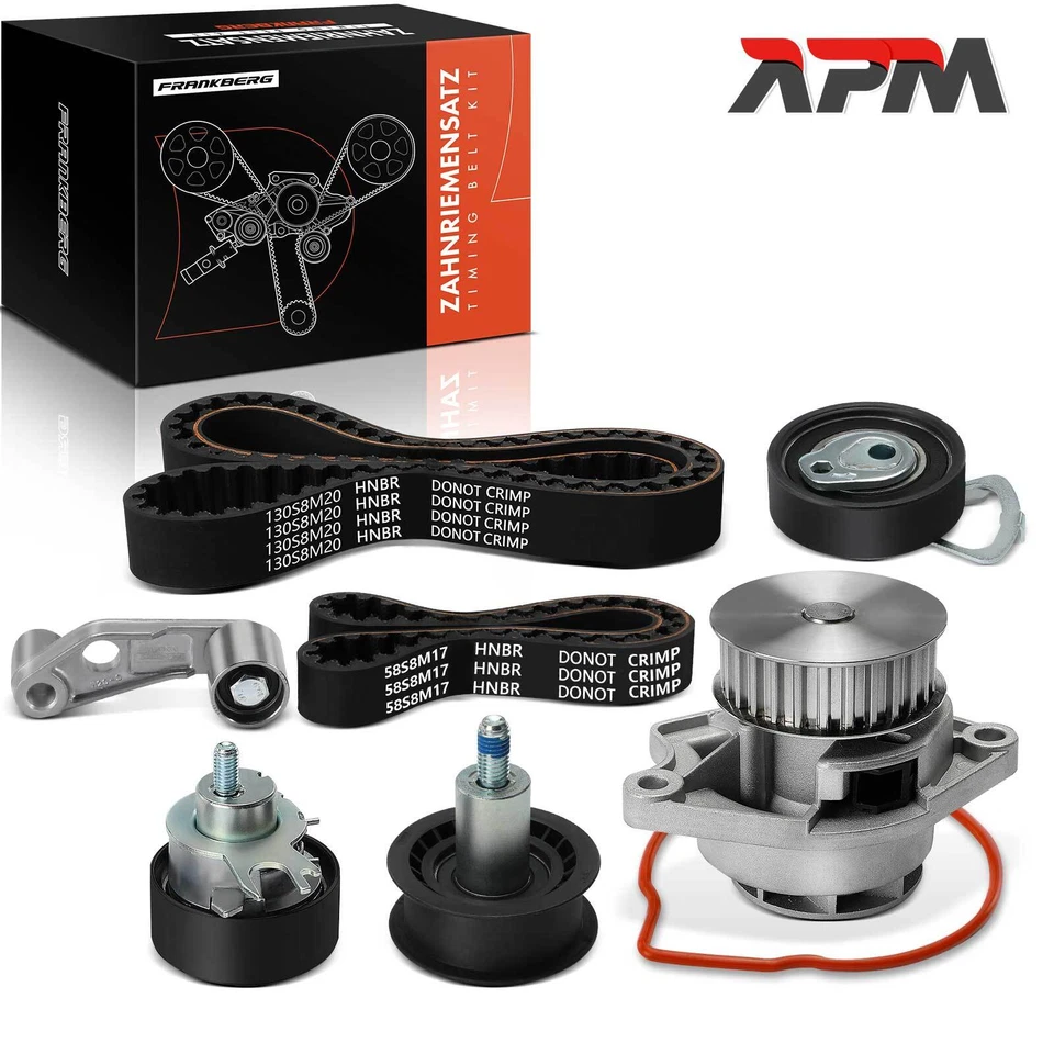 Zahnriemensatz Zahnriemen Wasserpumpe für VW Golf Polo Seat Skoda Fabia 1.4 16V