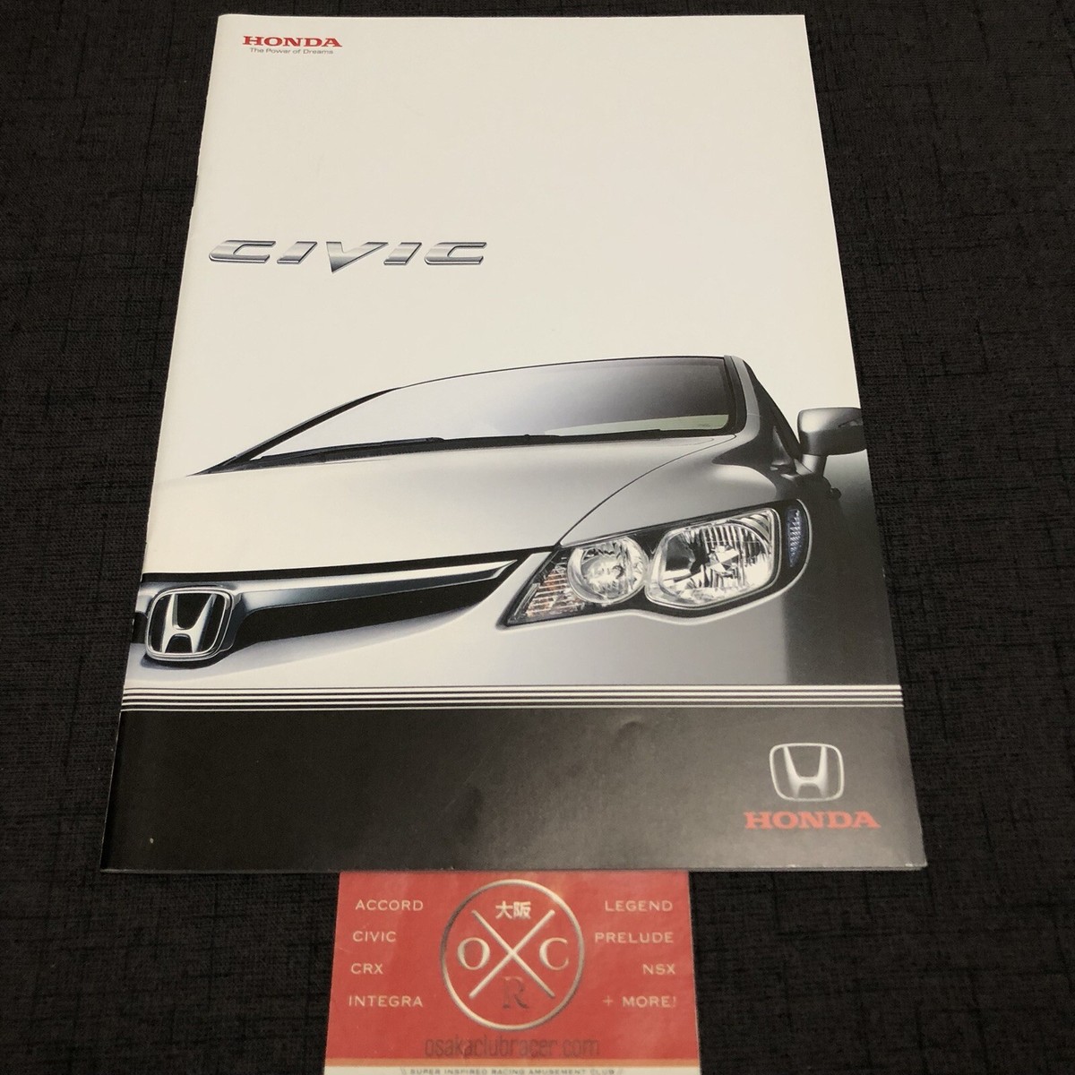 06-11 Honda Civic Brochure JDM Catalog Access Rare 07 08 09 10 FA5