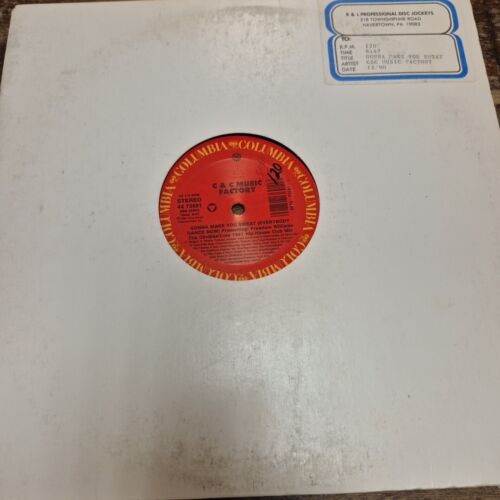 C & C MUSIC FACTORY- GONNA MAKE YOU SWEAT 12" MAXI-SINGLE LP RARE OOP LIKE NEW