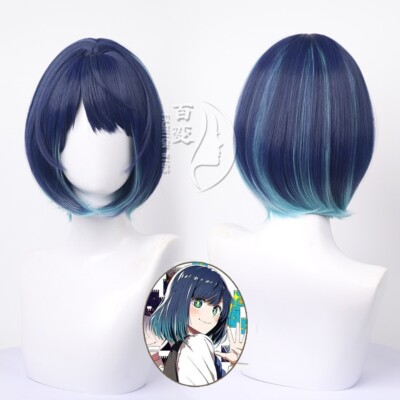Anime OSHI NO KO Kurokawa Akane Cosplay Perücken kurz Bob Party Kunsthaar