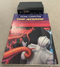 TI-99/4A The Attack Cartridge Manual Only NTSC / G