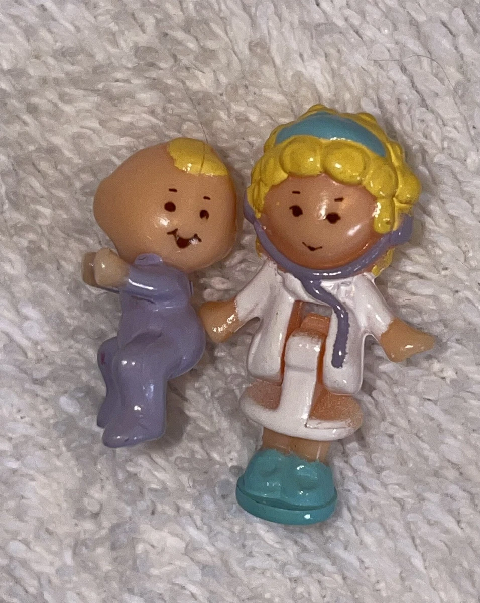 Vintage Polly Pocket 1992”Polly in the nursery”,Bluebird toys,pink