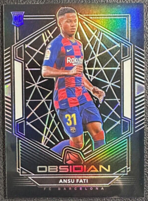 2019-20 Panini Obsidian Soccer Rookie Card #118 ANSU FATI 079/165 